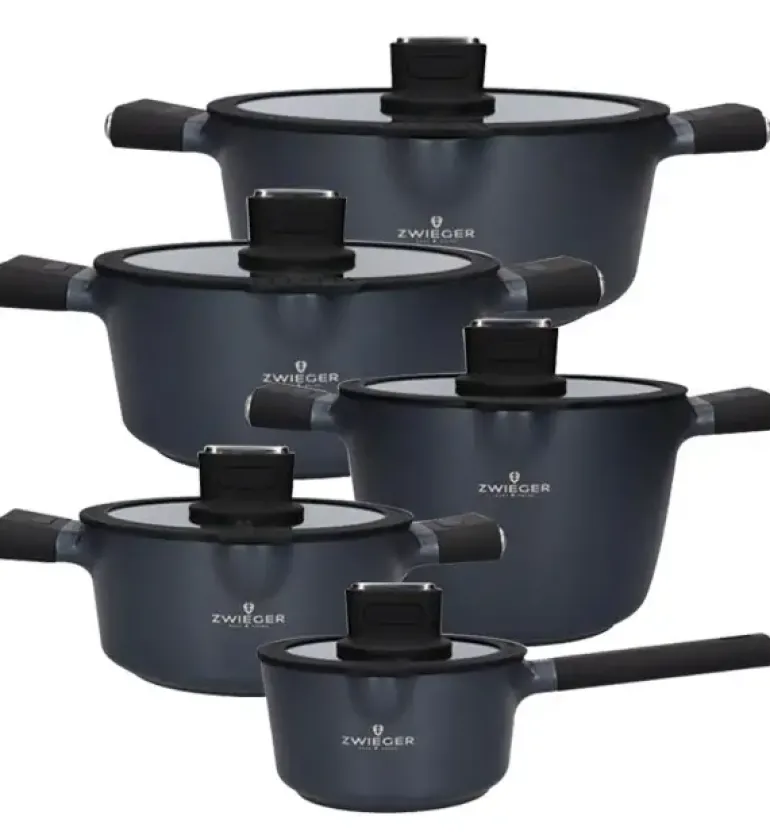 ZWIEGER VESNA Komplet 5 garnków z pokrywkami / non-stick / indukcja
