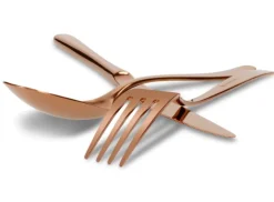 ZWIEGER VESPER COPPERY Sztućce komplet 24 elementy dla 6 osób / miedziane