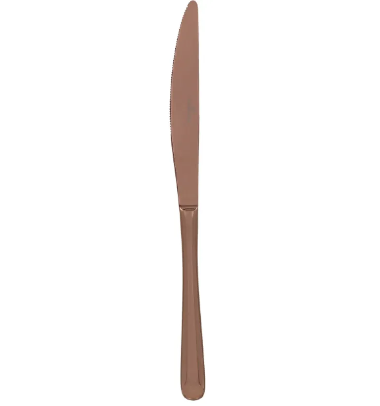 ZWIEGER VESPER COPPERY Sztućce komplet 72 elementy dla 18 osób / miedziane