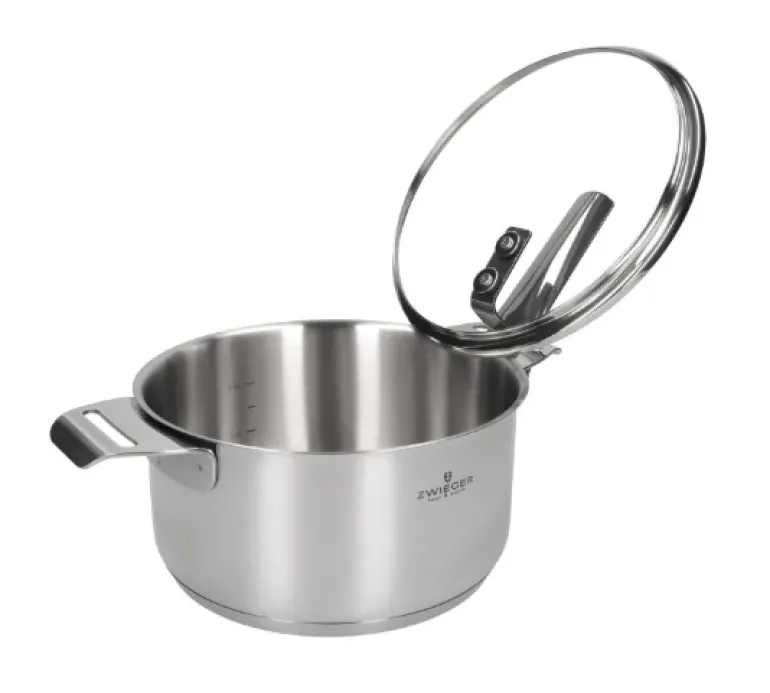 ZWIEGER VISIONARY Komplet 3 garnki z pokrywkami 16, 20, 24 cm / stal nierdzewna / indukcja