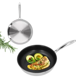 ZWIEGER VISIONARY Patelnia stalowa 28 cm / powłoka XYLAN PPG PLUS / indukcja